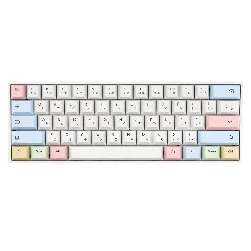 CuXiu PBT Chalk -näppäinhatut 136 näppäin Dye Sub Keycap Setti Cherry MX -kytkimille Mekaaninen näppäimistö gh60 xd64 xd84 xd96 87 104