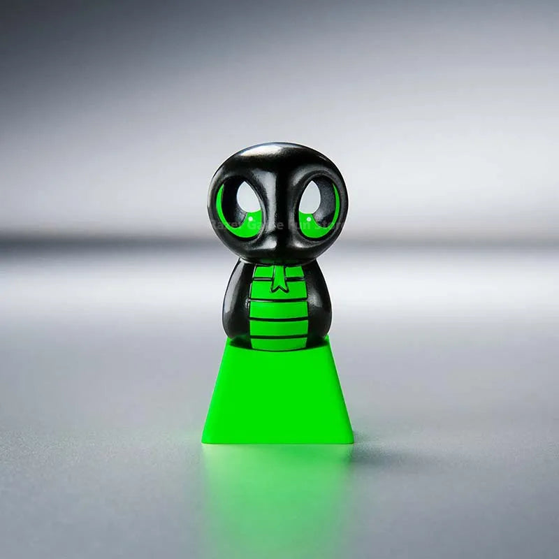 Razer Sneki Snek Keycap Söpö Companion Keyboard-lisävaruste, joka on valmistettu ABS:stä ja PVC:stä Sopii kaikkiin Razerin mekaanisiin ja optisiin näppäimistöihin