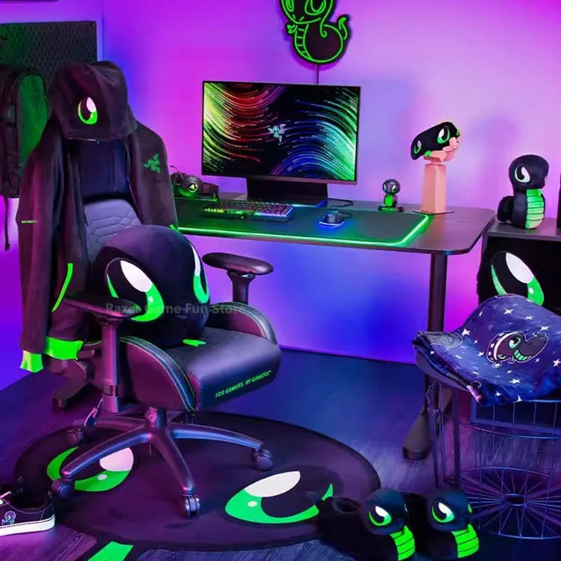 Razer Sneki Snek Keycap Söpö Companion Keyboard-lisävaruste, joka on valmistettu ABS:stä ja PVC:stä Sopii kaikkiin Razerin mekaanisiin ja optisiin näppäimistöihin