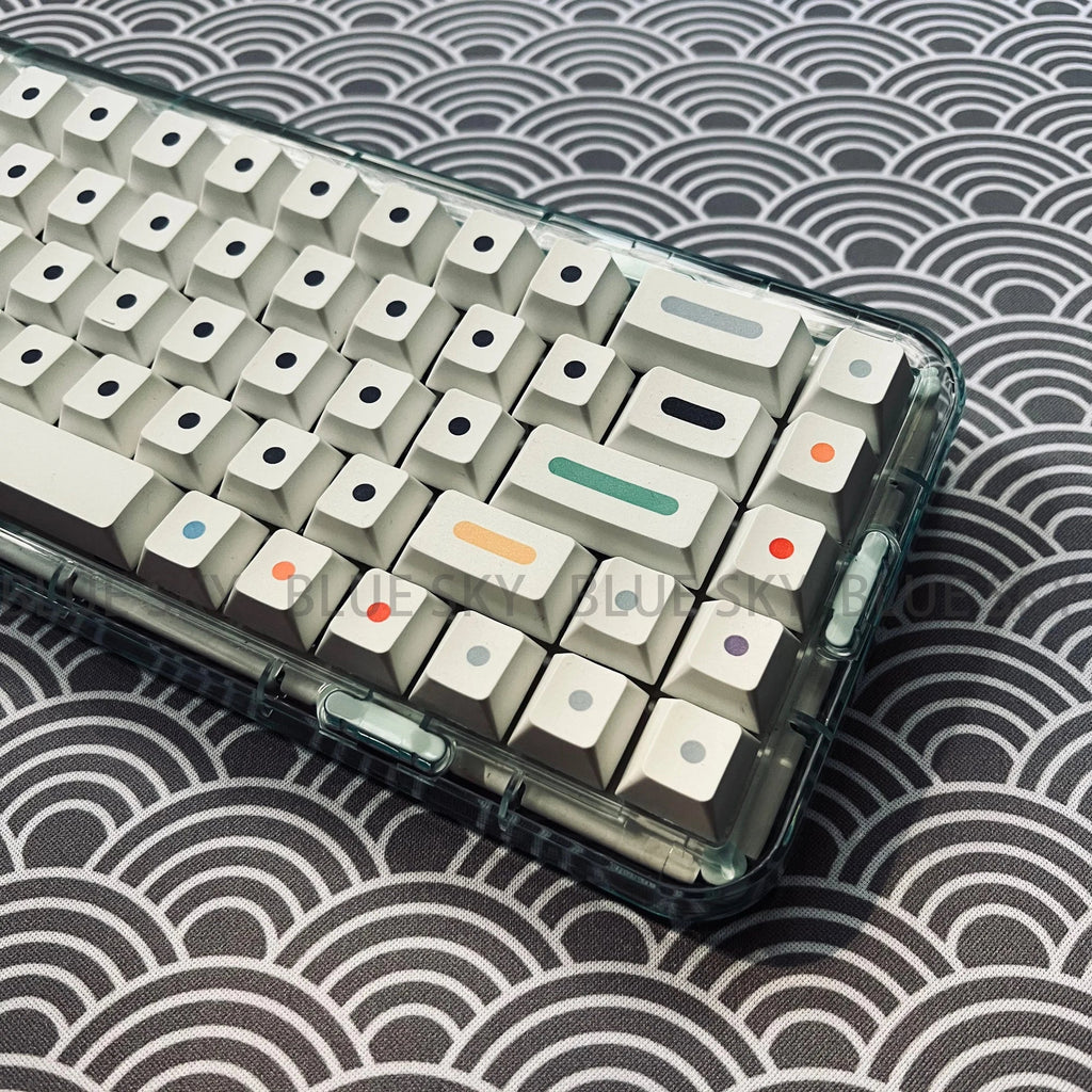 [Ir noliktavā] GMK Dots Keycaps Cherry profils PBT Keycap Dye Sublimation 125 Keys for MX switches Mehāniskā tastatūra