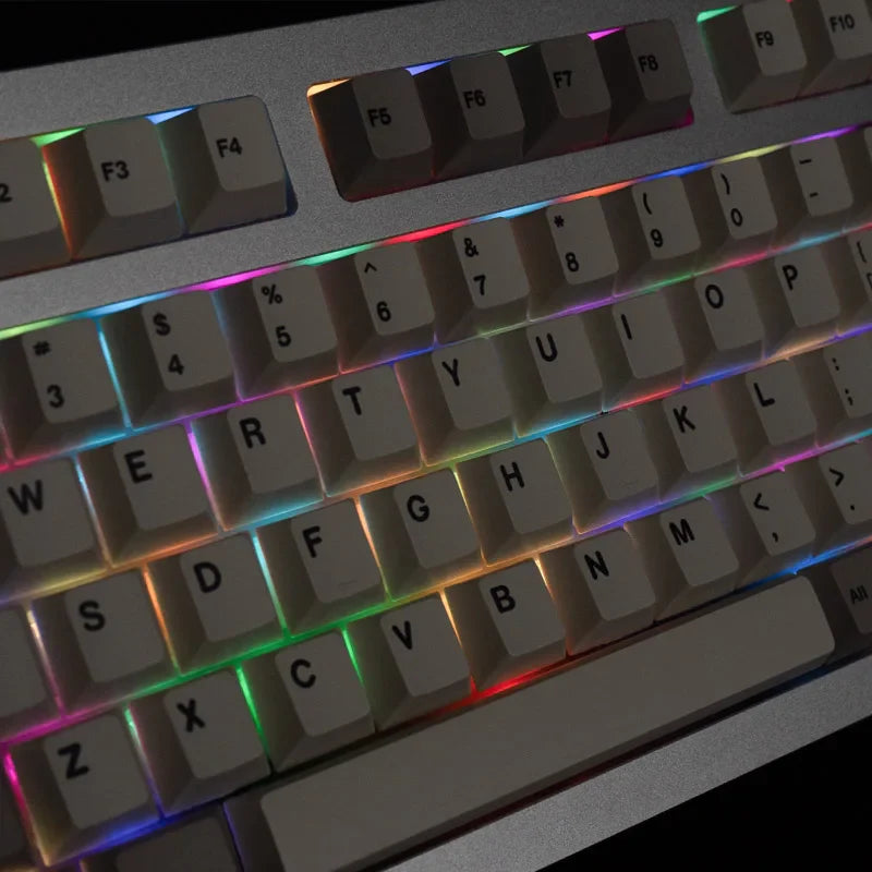 Teclas Gmk 9009, 173 teclas, perfil de cereza, teclas ABS, doble disparo, teclas con personalidad inglesa para teclado mecánico 64/68/75/84